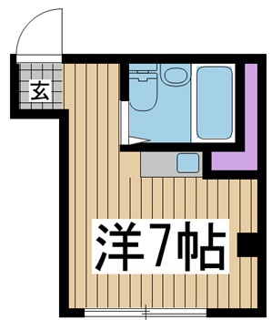 神戸市中央区北野町の賃貸物件間取画像