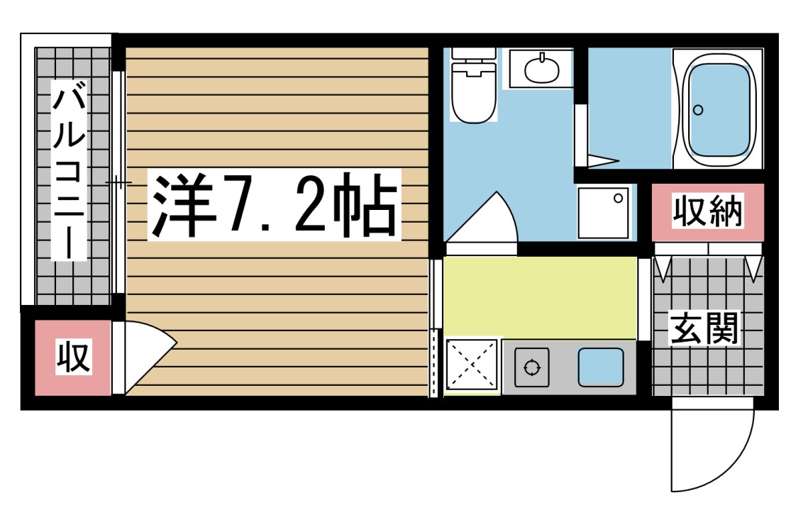 神戸市灘区六甲台町の賃貸物件間取画像