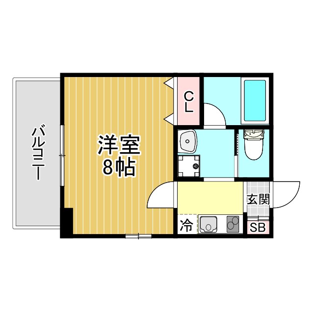 神戸市須磨区離宮前町の賃貸物件間取画像