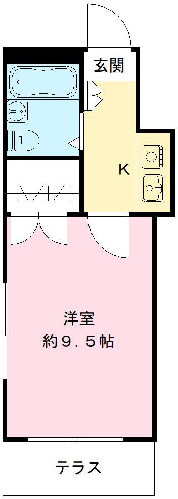 神戸市北区鈴蘭台北町の賃貸物件間取画像
