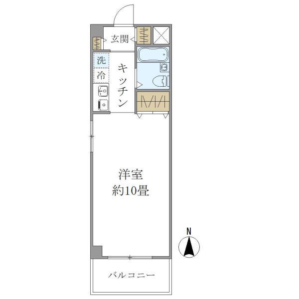 神戸市中央区海岸通の賃貸物件間取画像