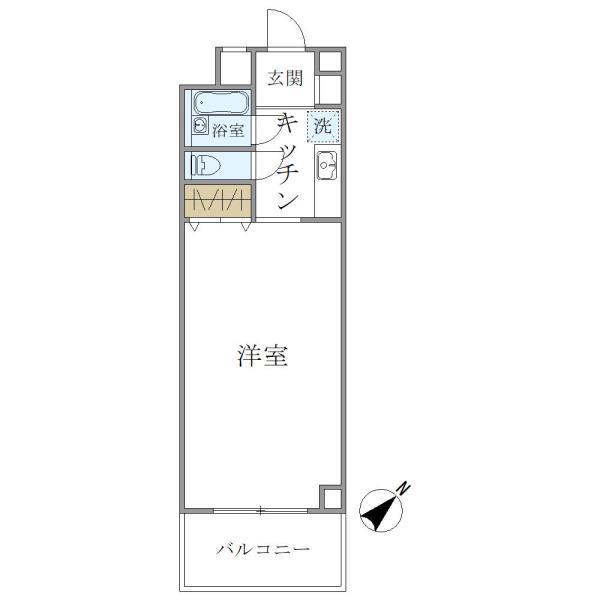 神戸市中央区海岸通の賃貸物件間取画像