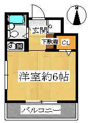 神戸市垂水区城が山の賃貸物件間取画像