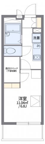 神戸市灘区原田通の賃貸物件間取画像
