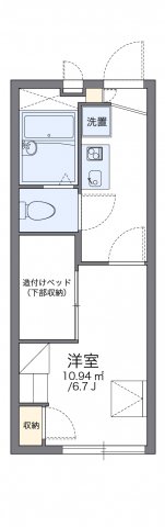 神戸市中央区中山手通の賃貸物件間取画像