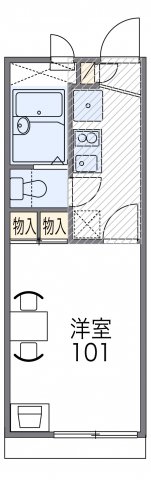 神戸市垂水区福田の賃貸物件間取画像