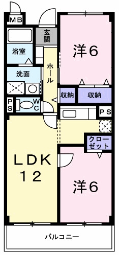 神戸市西区伊川谷町有瀬の賃貸物件間取画像