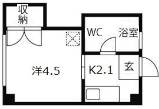 神戸市兵庫区三川口町の賃貸物件間取画像