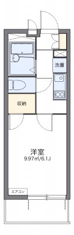 神戸市兵庫区駅南通の賃貸物件間取画像