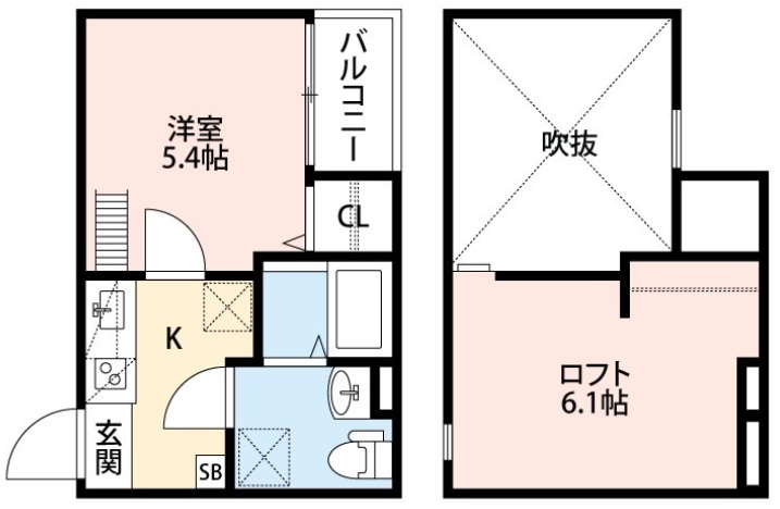 神戸市東灘区青木の賃貸物件間取画像