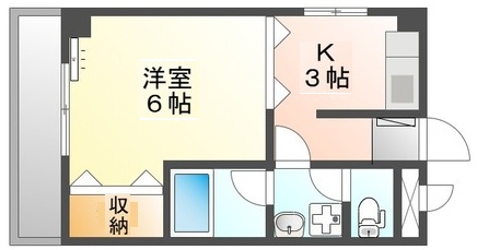 神戸市灘区大石北町の賃貸物件間取画像