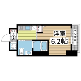 神戸市中央区下山手通の賃貸物件間取画像