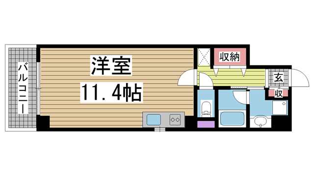 神戸市中央区元町通の賃貸物件間取画像