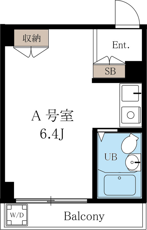 神戸市兵庫区水木通の賃貸物件間取画像