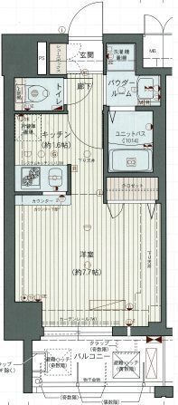 神戸市中央区東雲通の賃貸物件間取画像