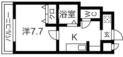 神戸市東灘区深江本町の賃貸物件間取画像