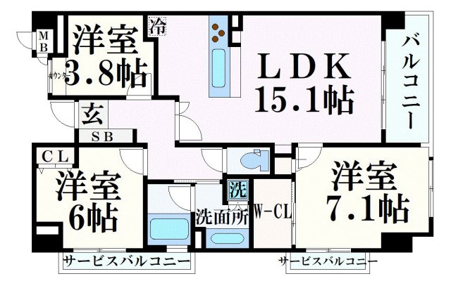 神戸市中央区加納町の賃貸物件外観写真