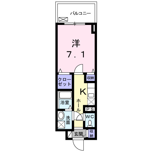 神戸市中央区元町通の賃貸物件間取画像