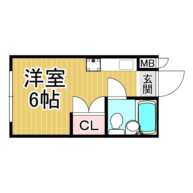 神戸市垂水区五色山の賃貸物件間取画像