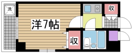 神戸市中央区筒井町の賃貸物件間取画像