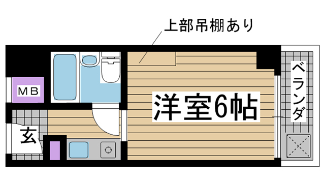 神戸市灘区上河原通の賃貸物件間取画像