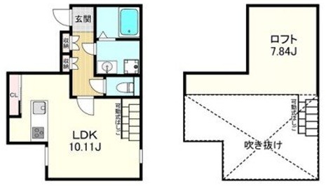 神戸市灘区八幡町の賃貸物件間取画像