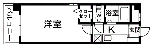 神戸市東灘区御影石町の賃貸物件間取画像
