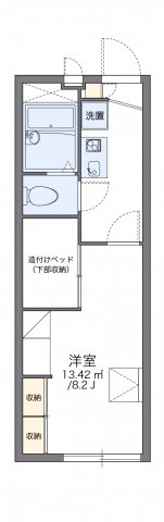 神戸市北区山田町下谷上の賃貸物件間取画像