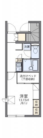 神戸市北区藤原台中町の賃貸物件間取画像