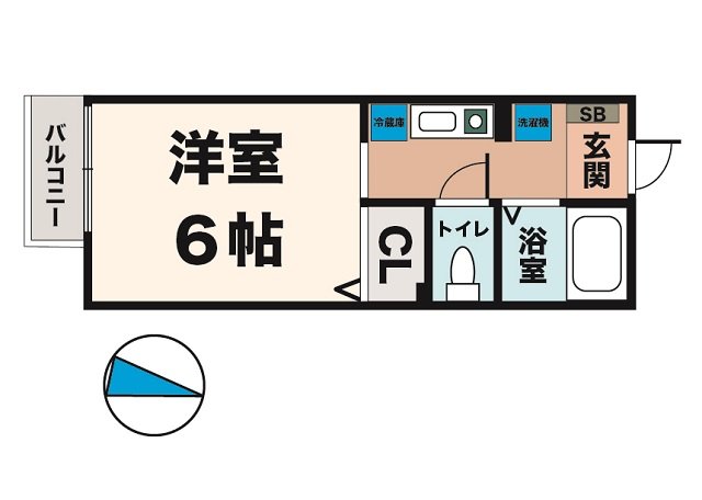 神戸市西区学園東町の賃貸物件間取画像