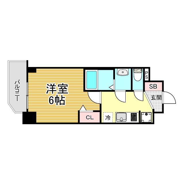 神戸市長田区二番町の賃貸物件間取画像