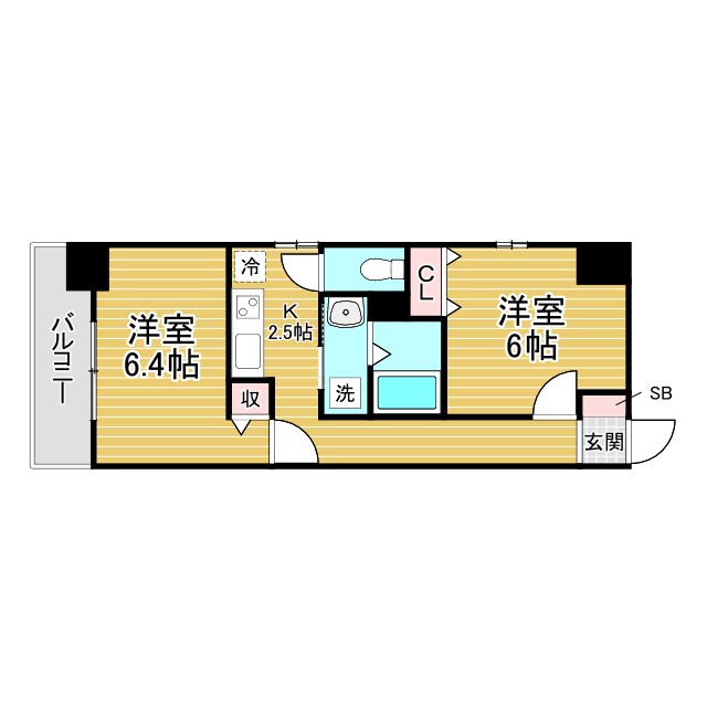 コスモリード神戸三宮 103|神戸市中央区日暮通(JR東海道本線(近畿)三ノ宮駅)のマンション間取 コスモリード神戸三宮 103|神戸市中央区日暮通(JR東海道本線(近畿)三ノ宮駅)のマンション間取