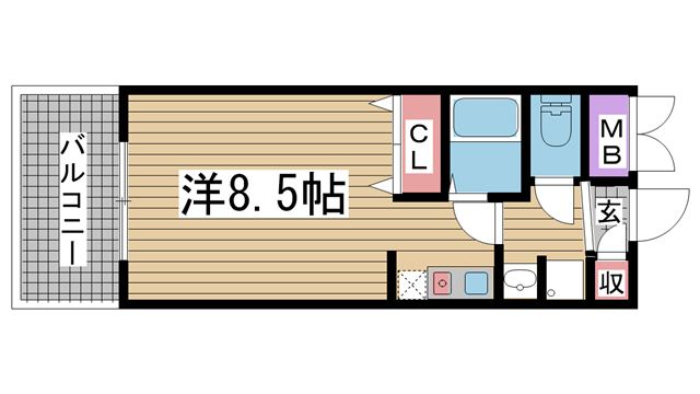 神戸市中央区元町通の賃貸物件間取画像