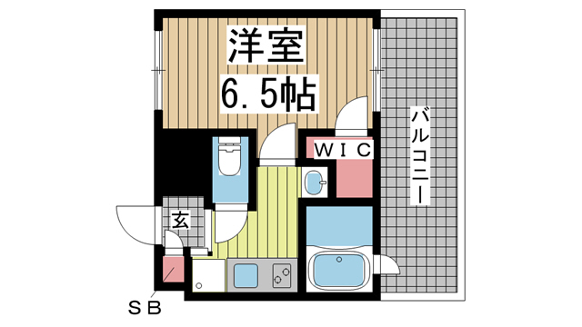 神戸市中央区南本町通の賃貸物件間取画像