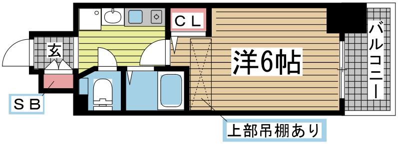 神戸市中央区加納町の賃貸物件間取画像