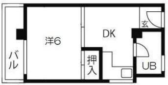 神戸市中央区若菜通の賃貸物件間取画像