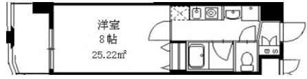 神戸市灘区六甲町の賃貸物件間取画像