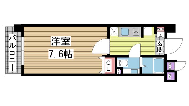 神戸市中央区北本町通の賃貸物件間取画像
