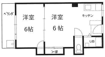 朝日マンション 402|神戸市中央区北長狭通(JR東海道本線(近畿)元町駅)のマンション間取 朝日マンション 402|神戸市中央区北長狭通(JR東海道本線(近畿)元町駅)のマンション間取