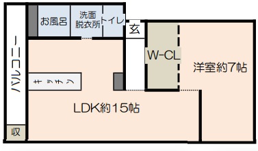 幸和マンション 301|神戸市中央区加納町(神戸市営地下鉄線新神戸駅)のマンション間取 幸和マンション 301|神戸市中央区加納町(神戸市営地下鉄線新神戸駅)のマンション間取