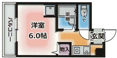 神戸市中央区加納町の賃貸物件間取画像