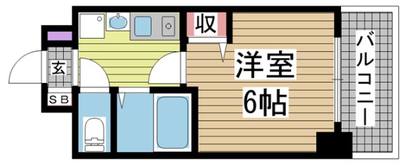神戸市中央区元町通の賃貸物件間取画像