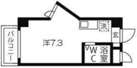 神戸市東灘区御影の賃貸物件間取画像