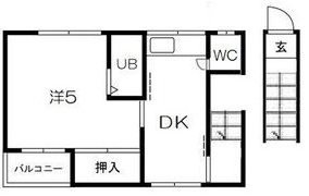 神戸市中央区二宮町の賃貸物件間取画像