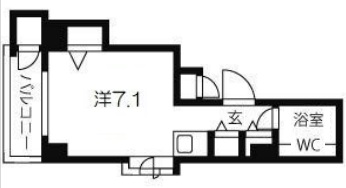 神戸市中央区古湊通の賃貸物件間取画像