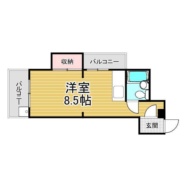 神戸市中央区元町通の賃貸物件間取画像