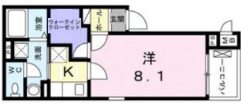 神戸市中央区熊内町の賃貸物件間取画像