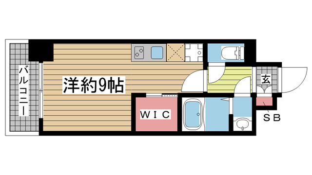 神戸市中央区花隈町の賃貸物件間取画像