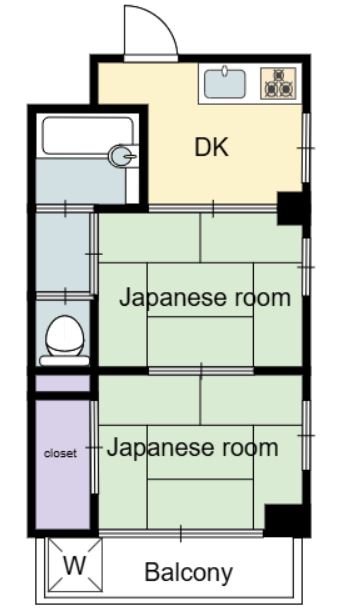神戸市長田区東尻池町の賃貸物件間取画像