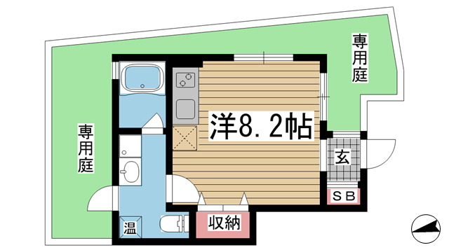 神戸市長田区山下町の賃貸物件間取画像